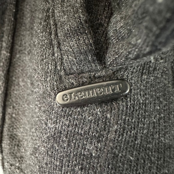 Element‎ Wood & Thread Button Down Hooded Jacket Charcoal Grey - Picture 8 of 14
